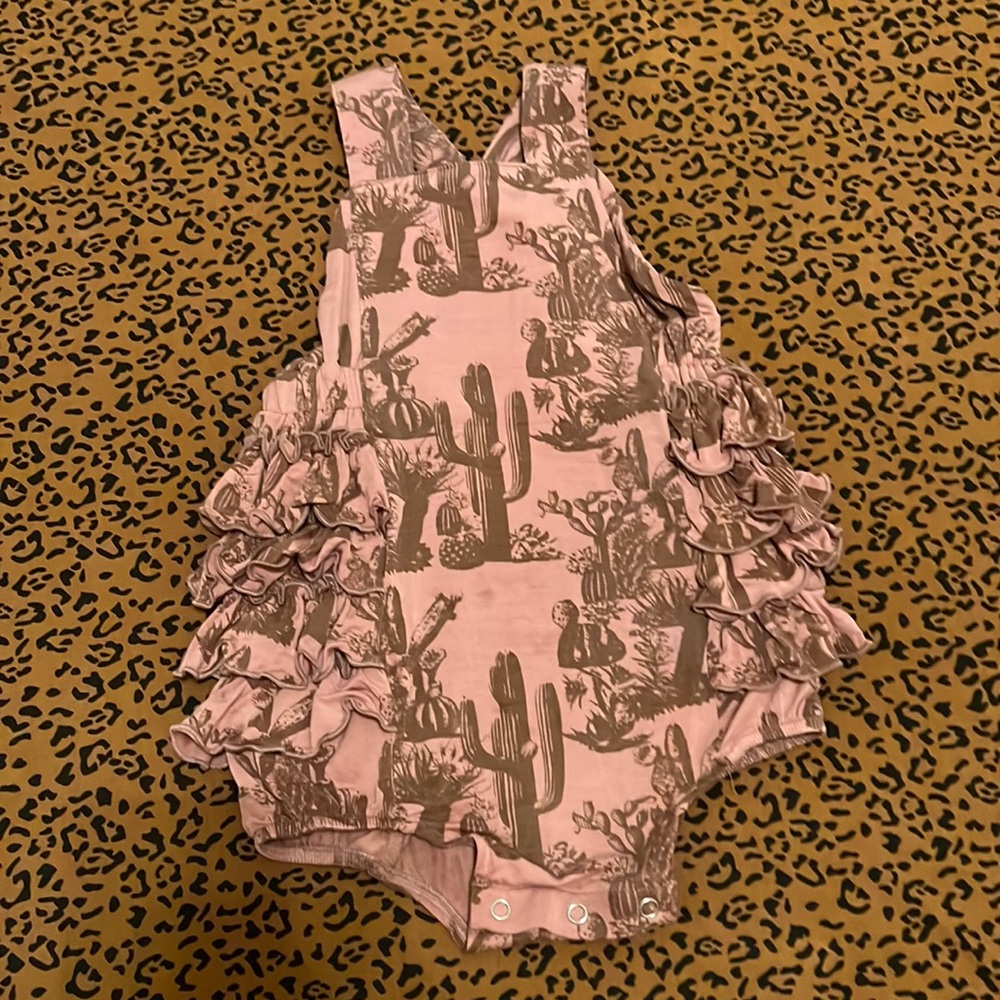 Kate Quinn 12-18 Bamboo Cactus Side Ruffle